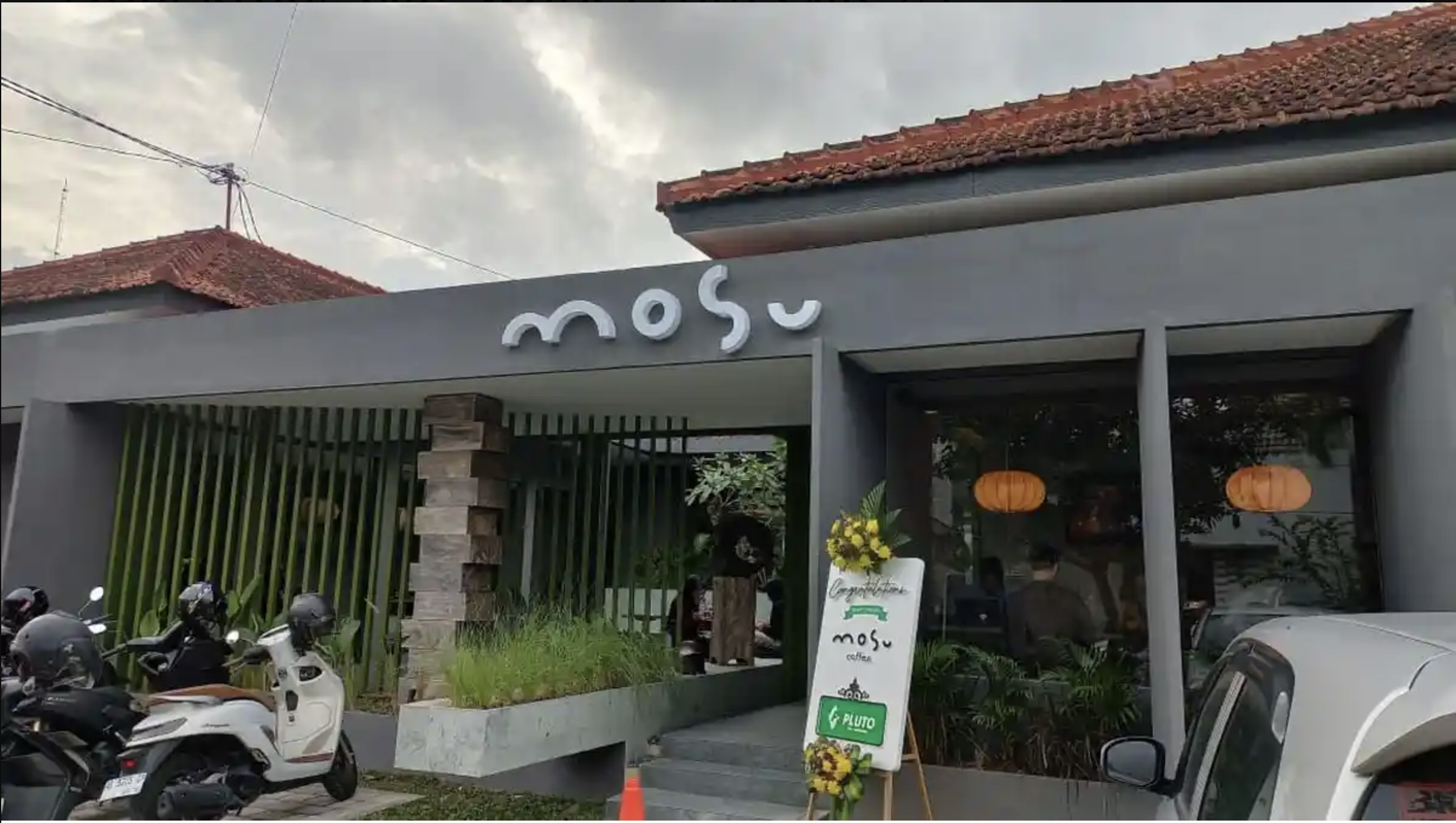 Cozy cafe interior